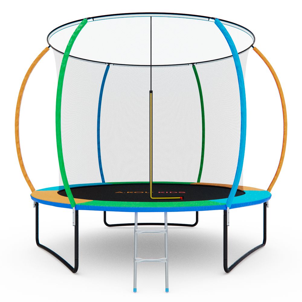 Батут с сеткой DFC A.KOU KIDS 10ft с лестницей