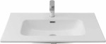 Тумба с раковиной Aquanet Алвита new 80 344134+330431 белая матовая