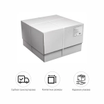 Набор кофейных столиков Bradex Home ов Tango космический с чёрными ножками, 2шт