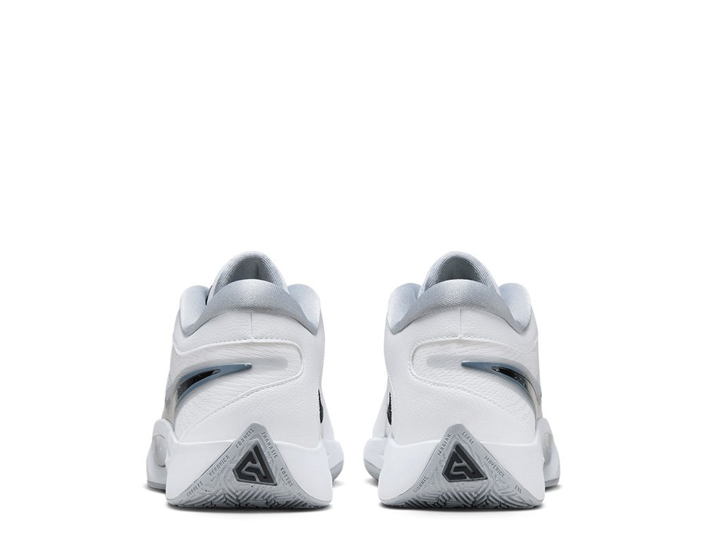 Баскетбольные кроссовки Nike Giannis Freak 6 White/Black-Wolf Grey