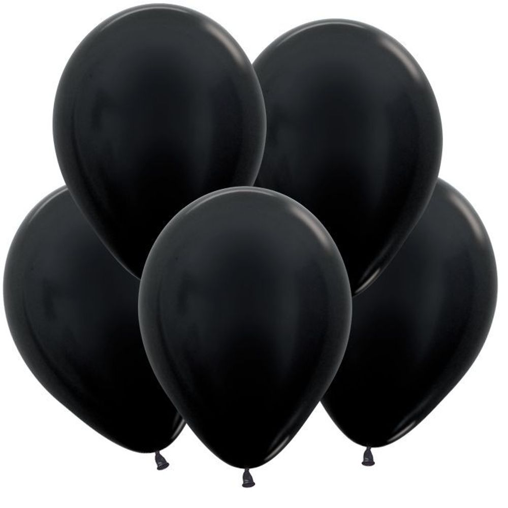 Шар 12&quot; Черный,  Метал / Black 580