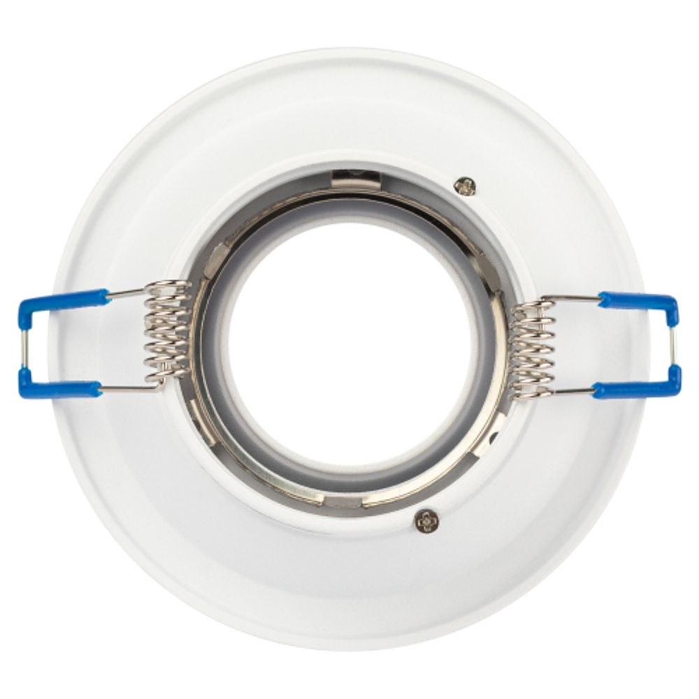 Встраиваемый светильник алюминиевый ЭРА KL100 WH MR16 GU5.3 белый