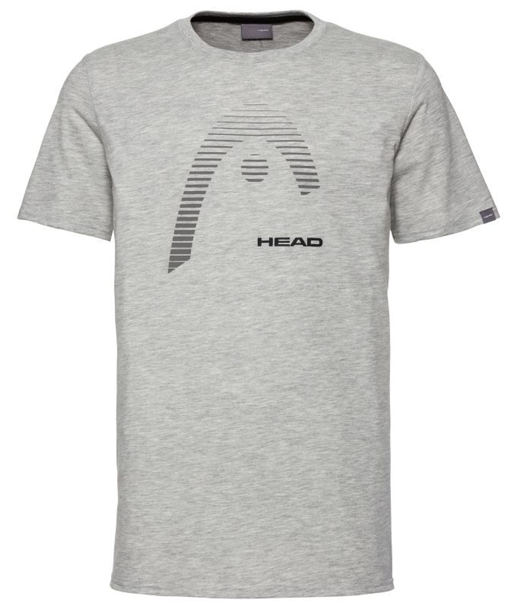 Мужская теннисная футболка Head Club Carl T-Shirt M - grey