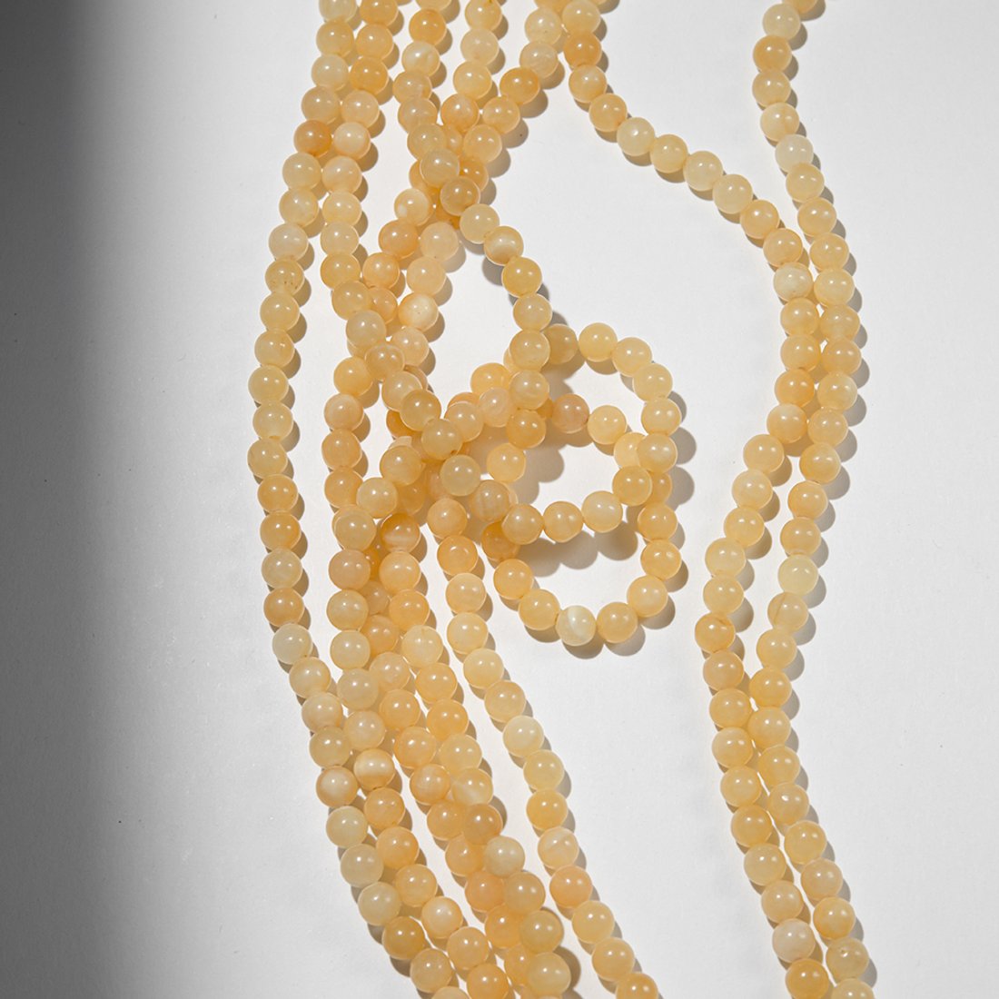 Желтый кальцит, 6,6мм, шар