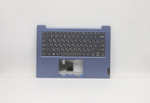 Верхняя панель с клавиатурой (топкейс) для ноутбука Lenovo Slim 1-14AST-05 81VS раскладка - русская, без подсветки, синий (5CB0W43961), оригинал