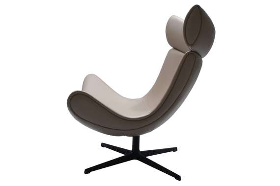 Кресло Toro, бежевая экокожа