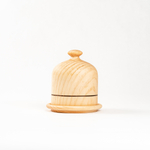 Масленка из дерева Сибирский Кедр для сливочного масла MS9