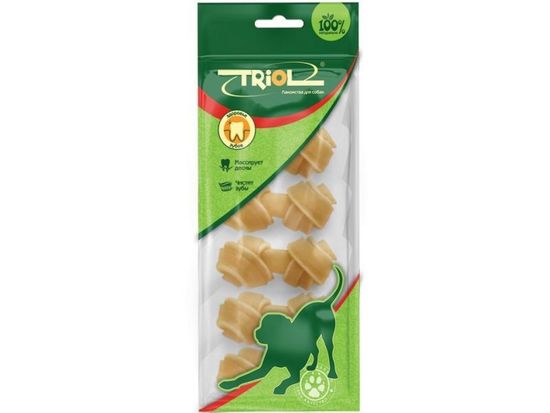 Triol лакомство для собак Кость узловая 6см 10-15гр