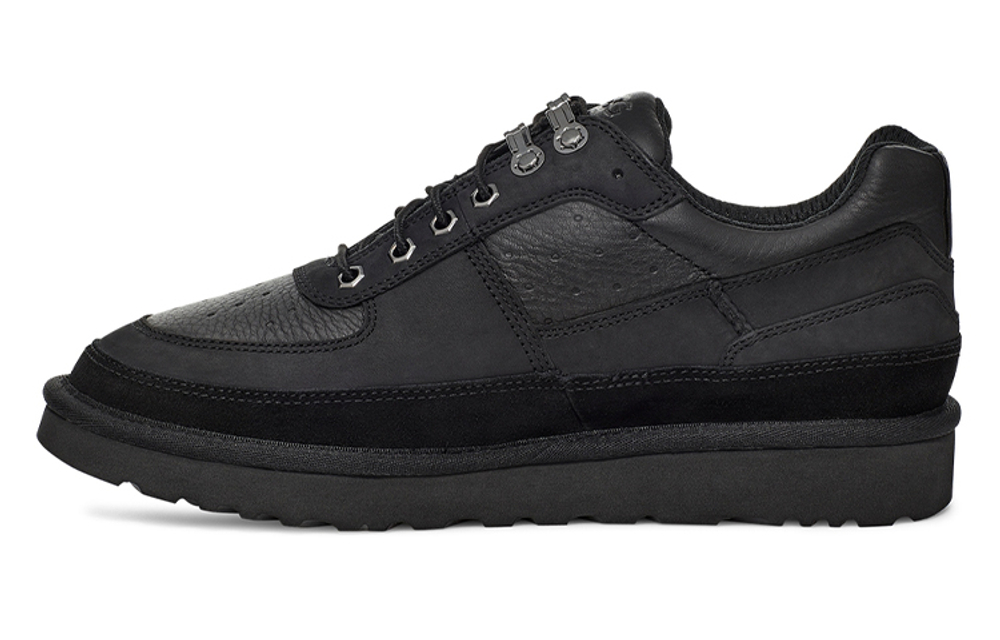 UGG Highland Sport Hiker Low Fleece Lined Casual Shoe Black