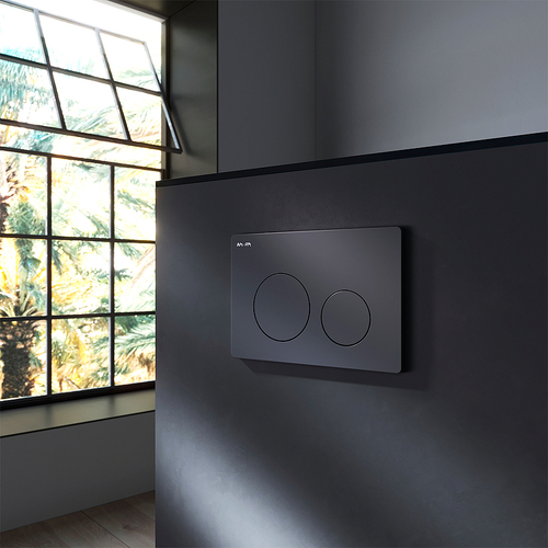 Клавиша смыва AM.PM PrimeFit L I090138 Черная матовая