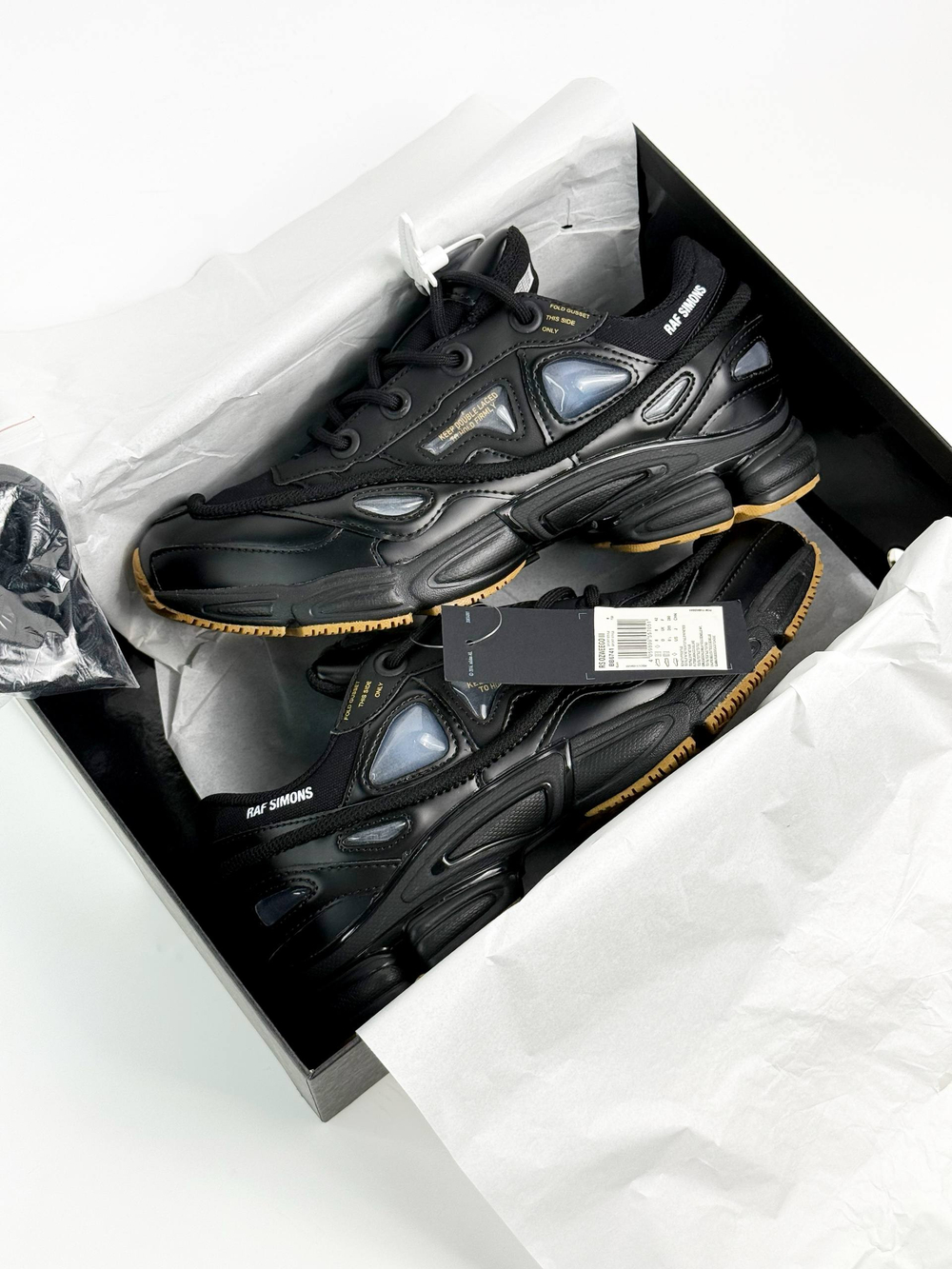 Кроссовки Adidas Raf Simons Ozweego 3 #B143 (черн.)