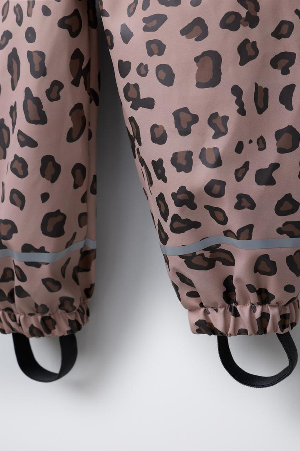 ZARA ПРОРЕЗИНЕННЫЙ КОМБИНЕЗОН С ПРИНТОМ WATER RESISTANT, РОЗОВЫЙ