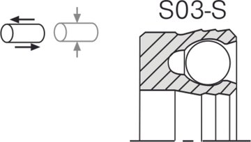 Уплотнение штока S03-S 50x60x8.4 Aksios