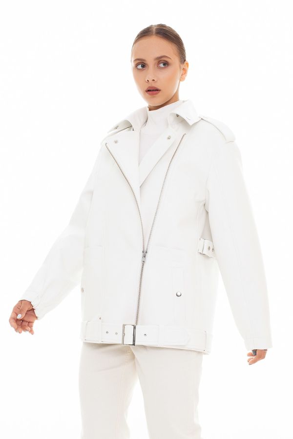 Утепленная косуха Берлин из ЭКОкожи