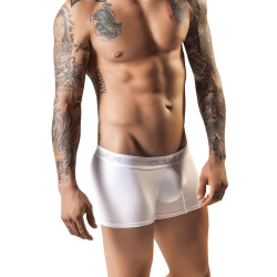 Мужские трусы боксеры белые Clever Moda Basic Boxer 221901