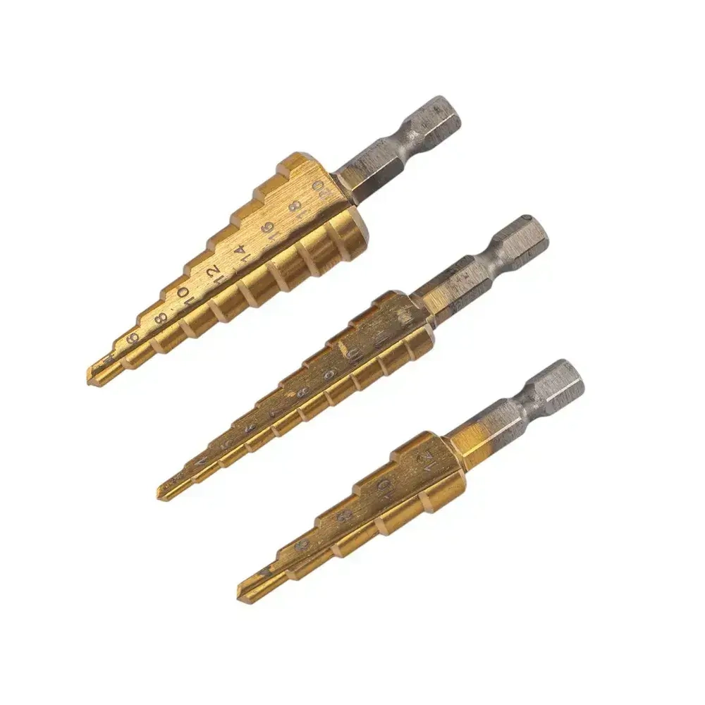 Сверло ступенчатое по металлу 3 шт 3-12 4-12 4-20 в чехле KROFT