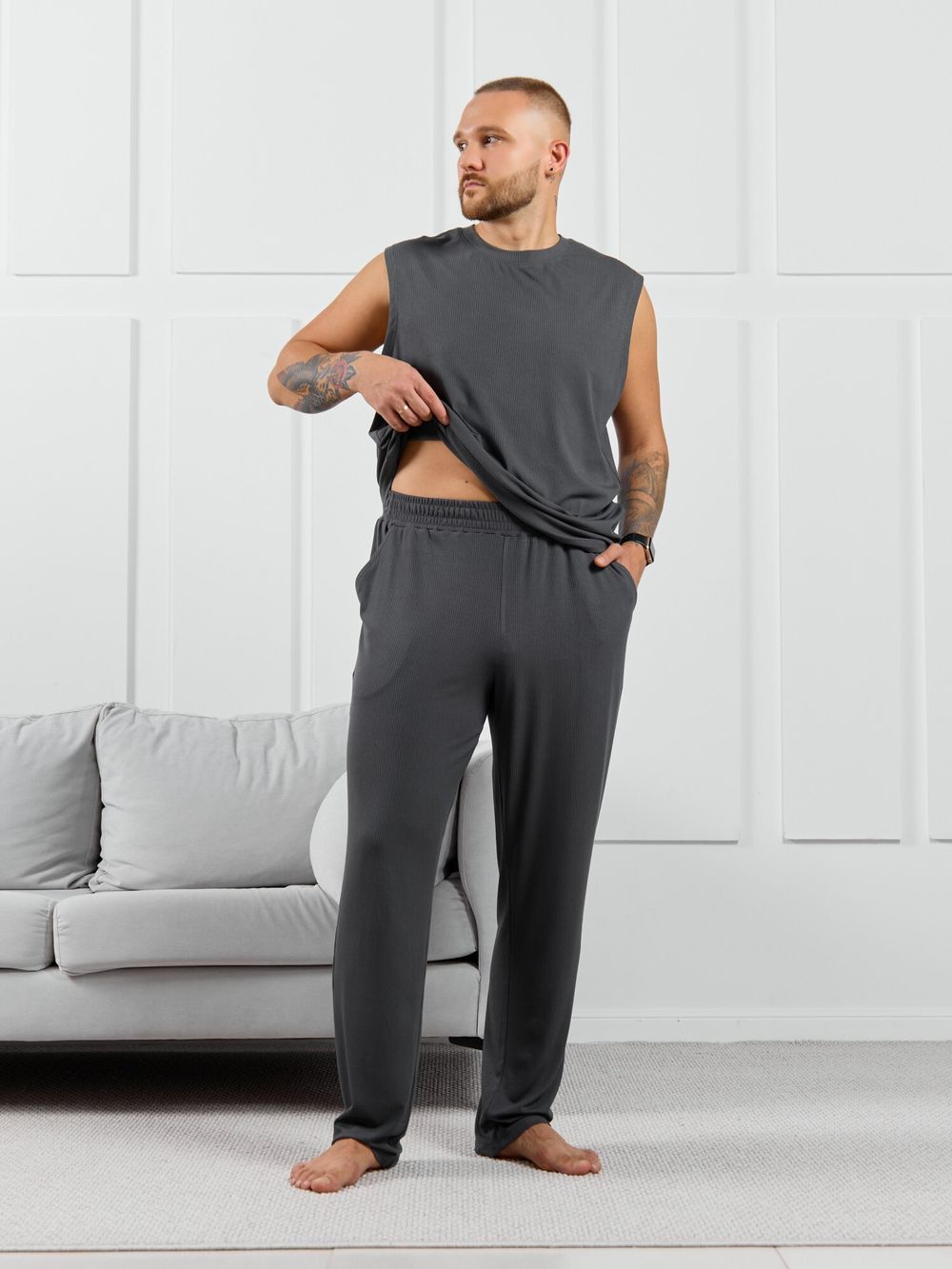 Брюки мужские Алессандро-3 Виотекс ГРАФИТОВЫЙ