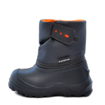 Сапоги школьные Nordman Joy комбинированные на липучке, Оранжевый/Серый