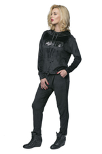 Спортивный костюм с аппликацией из пайеток (Размер: M) (Цвет: коричневый)