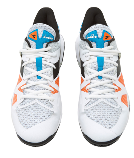 Теннисные кроссовки Diadora B.Icon Clay - white/black/blue jewel
