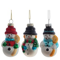 GAEM Украшение новогоднее "Снеговик", L5 W4 H9,5 см, 3в.
