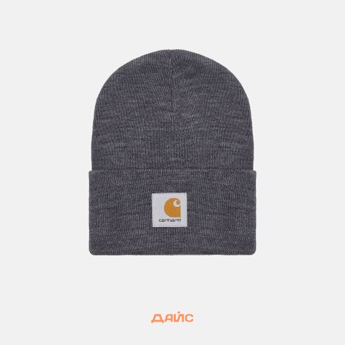 Шапка Carhartt WIP Acrylic Watch Hat артикул:I020175_gray - купить в магазине Дайс