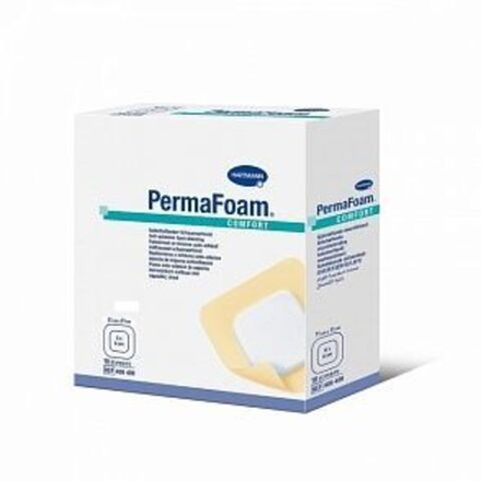 PERMAFOAM comfort - Самоклеящиеся губчатые повязки: 11 х 11 см; 10 шт.