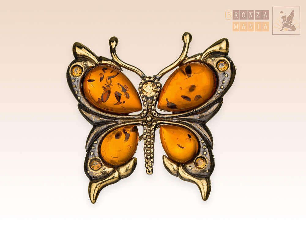 брошь Бабочка