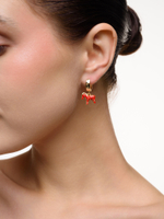 Серьги "Red Horse" Gold