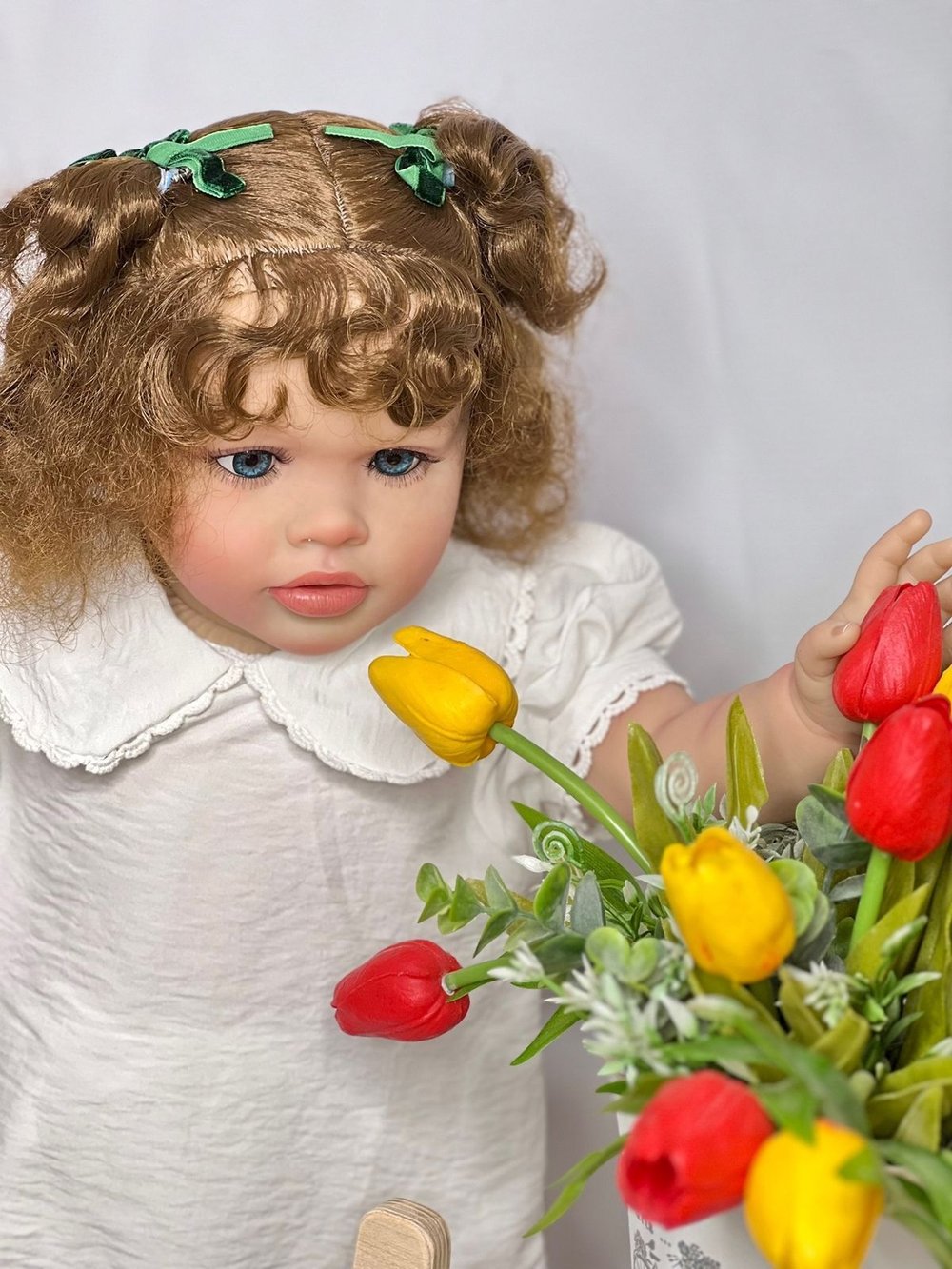 Кукла Реборн мягконабивная 65см в пакете (FA-804)