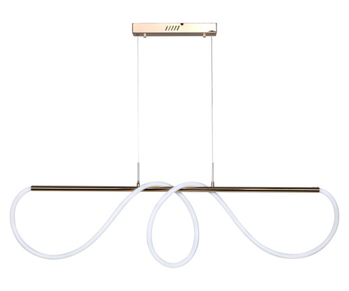 08041,33(3000K) Подвес димм.Далия золото (длина корпуса 120см)