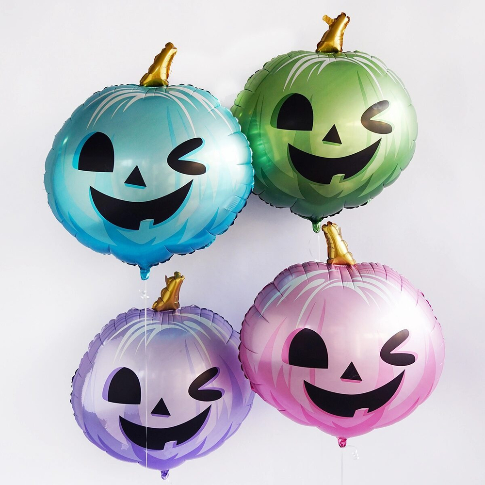 Воздушный шар Тыквы разноцветные 70см 1шт.