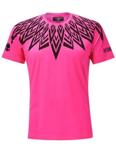 Мужская теннисная футболка Hydrogen Tech Tee Man - fluo fuchsia