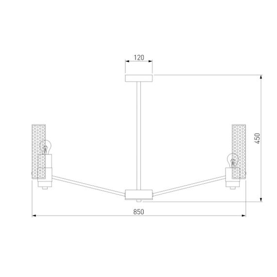 Потолочная люстра Eurosvet Grino 70139/8 латунь