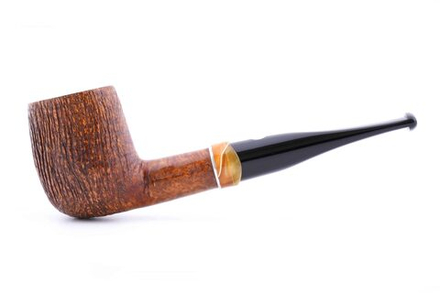 Трубка Mastro De Paja Pettinata Classica с цветным кольцом, M451-11