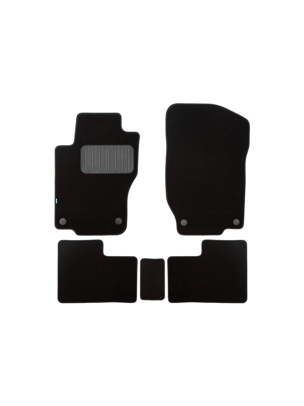 Коврики в салон для MERCEDES-BENZ GL-Class X164 2006-2009, 2009-2012, внедорожник , 5 шт. (текстиль) KLEVER03342122110KH