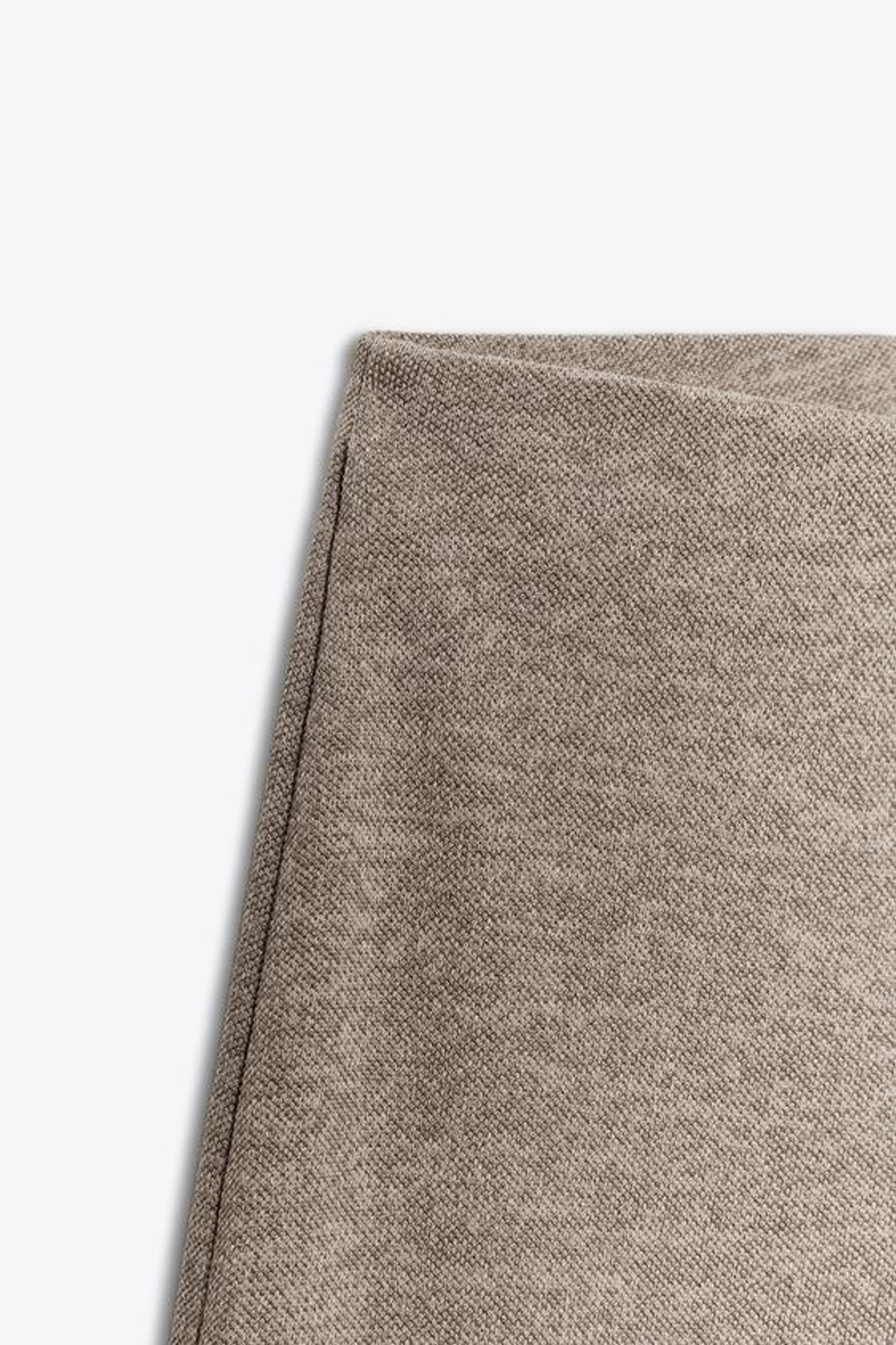 ZARA БАЗОВЫЕ БРЮКИ ПИКЕ, СВЕТЛО-КОРИЧНЕВЫЙ