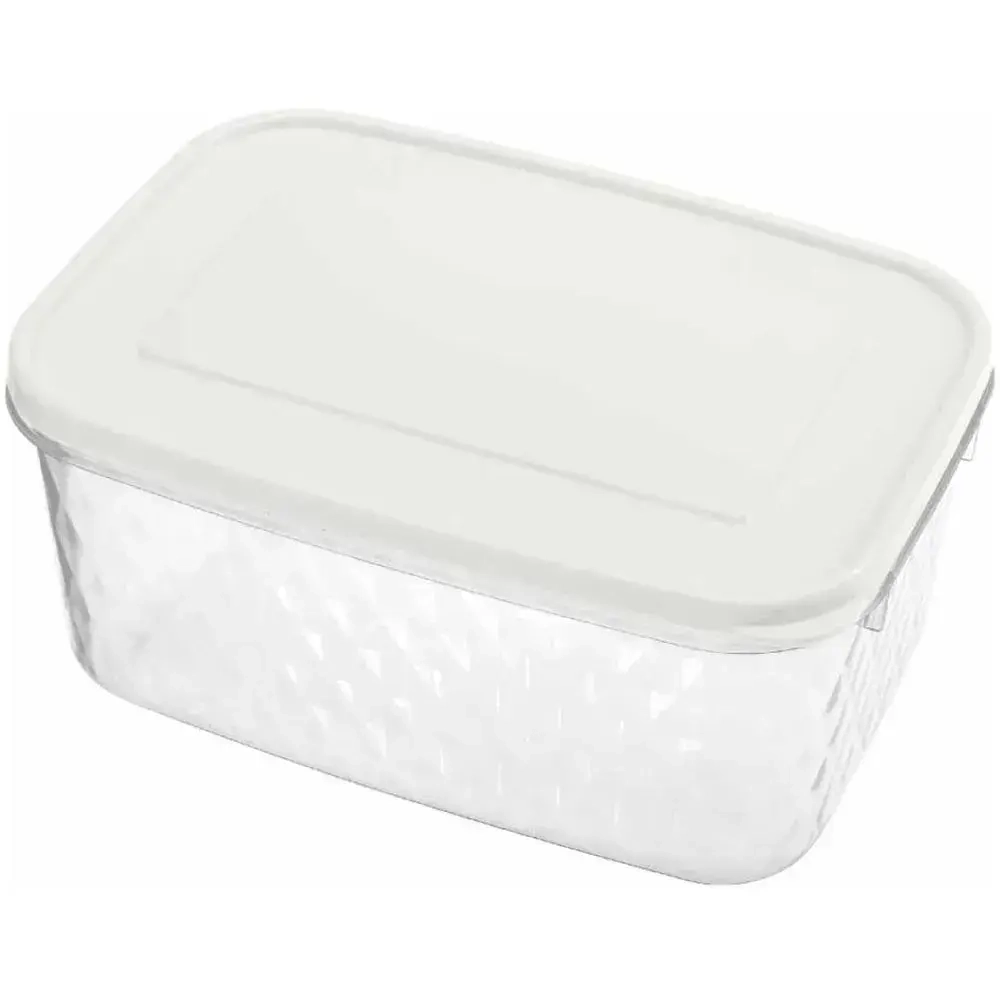 Контейнер для замораживания и хранения продуктов Кристалл, 1,3 л (Белый)