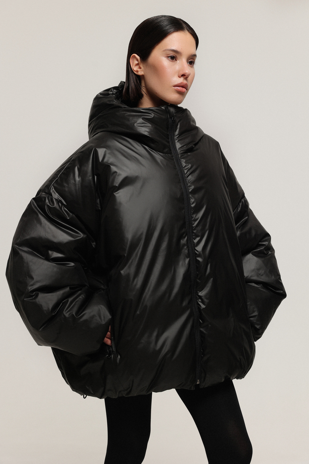 Пуховик укороченный