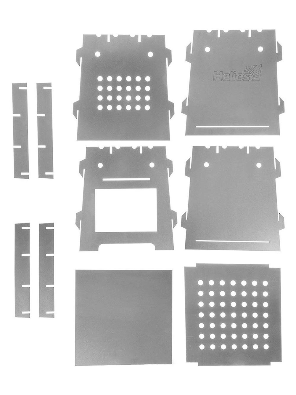 Печь-щепочница складная Helios ПМ-02, 216х217х221мм, сталь 1,5мм (T-HS-PM-02)