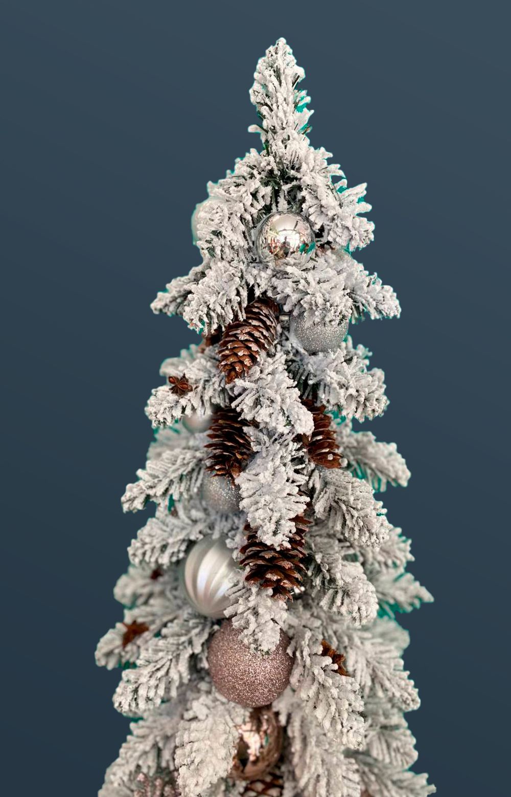 Елка заснеженная "Новый год!"