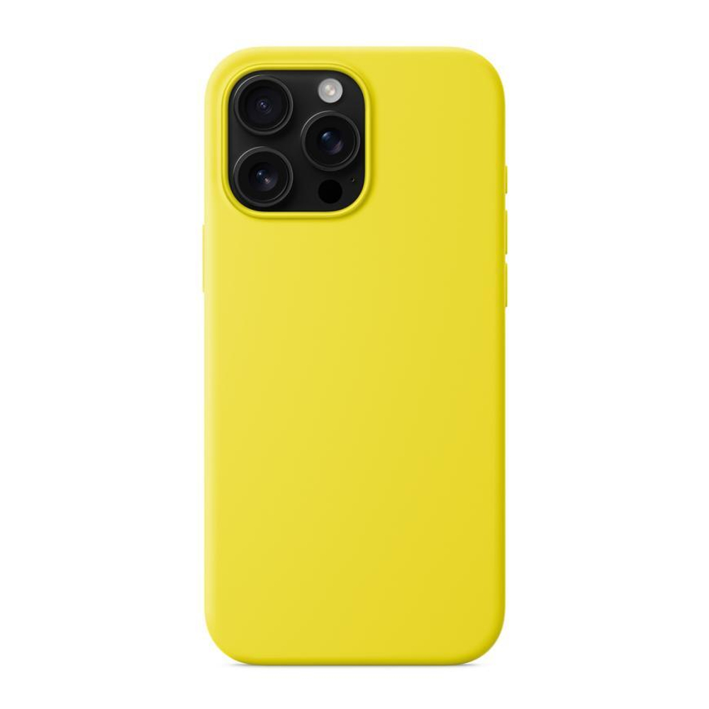 Силиконовый чехол MagSafe Apple Silicone Case для iPhone 16 Pro, Карамбола