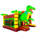 Коммерческий надувной батут «Дино-прыжок» 5х5.5х4м
