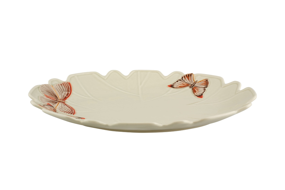 Блюдо 30х40см Bordallo Pinheiro Облачные бабочки