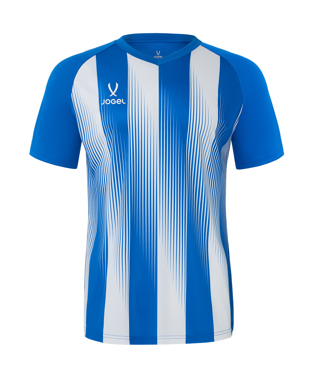 Футболка игровая Jogel Camp Striped Jersey-K, синий Z2/белый 00