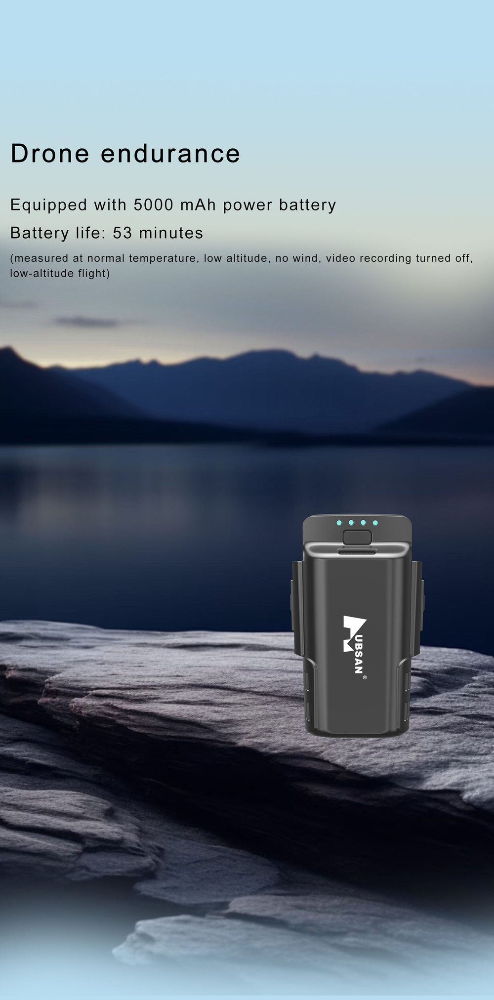 Квадрокоптер Hubsan Blackhawk 3 с 3-осевой подвес, 4K, встроенным модулем 4G, с передачей изображения на расстояние 10 км , 2 усиленные батареии на 5000MAH