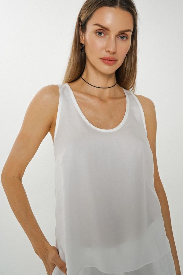 Топ AT-s015 белый - фото 3