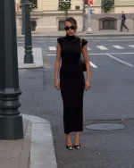 Платье Solo maxi, Черное