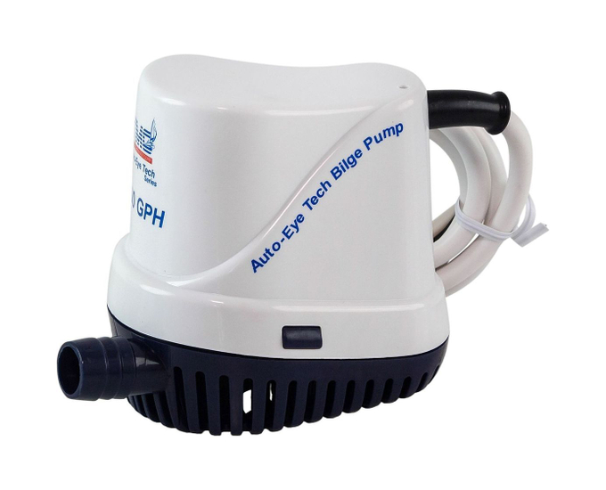 Помпа осушительная, 12 В, 500GPH (1892.5 л/ч), автоматическая