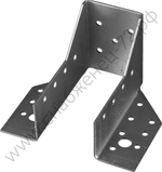 ЗУБР КБО-2.0 51х105 х 2 мм, открытое крепление балки, цинк (310186-051-105)